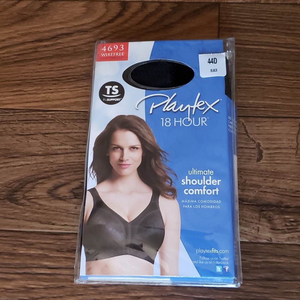 Playtex 18 hr bra #4693 size 44D cream.